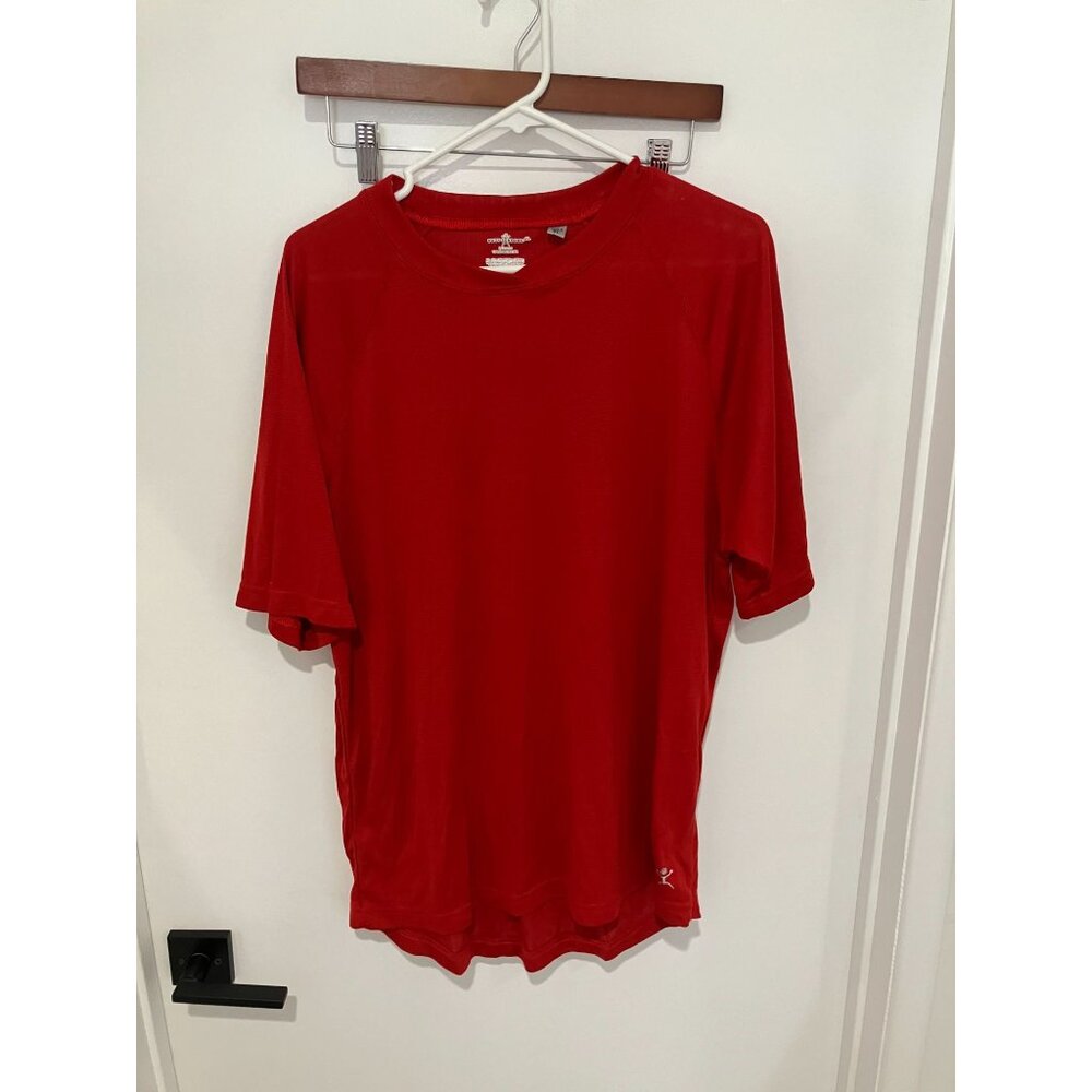 Body-Sensors by Terramar Men's Qwik Dry T-Shirt, Red, Size XL